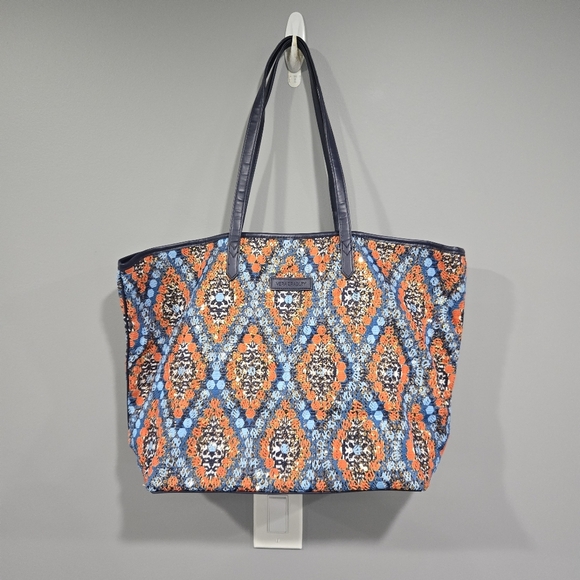 🐢 Vera Bradley Summer Sparkle Marrakesh Beads Tote Bag Convertable Tote - Picture 9 of 14